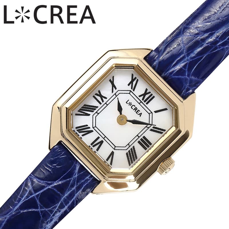 ルクレア 腕時計 LCREA 時計 キャレ CARRE レディース ゴールド ソーラー カレ ビジネス 女性 電池交換不要 日本製 かわいい ファッション made in japanエレガンス ブランド プレゼント 新社会人 入学 卒業 ギフト LC2004-GPCBL