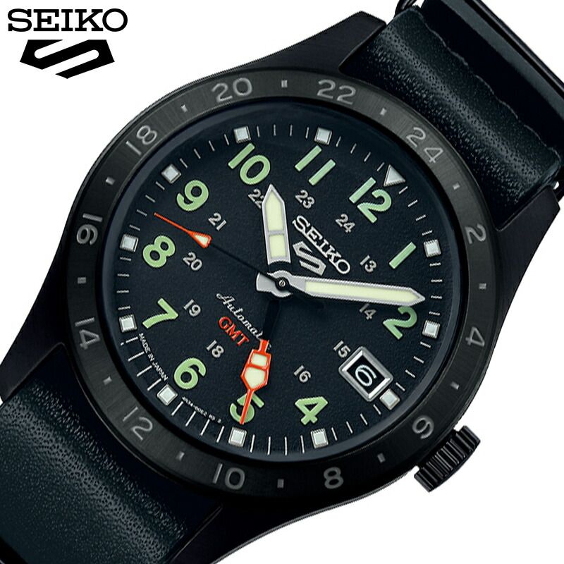 セイコー 腕時計 SEIKO 時計 セイコー5 スポーツ ストリート スタイル セメント ボーイ 5 Sports Street Style CEMENT BOY メンズ SBSC013 男性 ブラック 機械式 自動巻き おすすめ おしゃれ ブランド プレゼント 新社会人 入学 卒業 ギフト