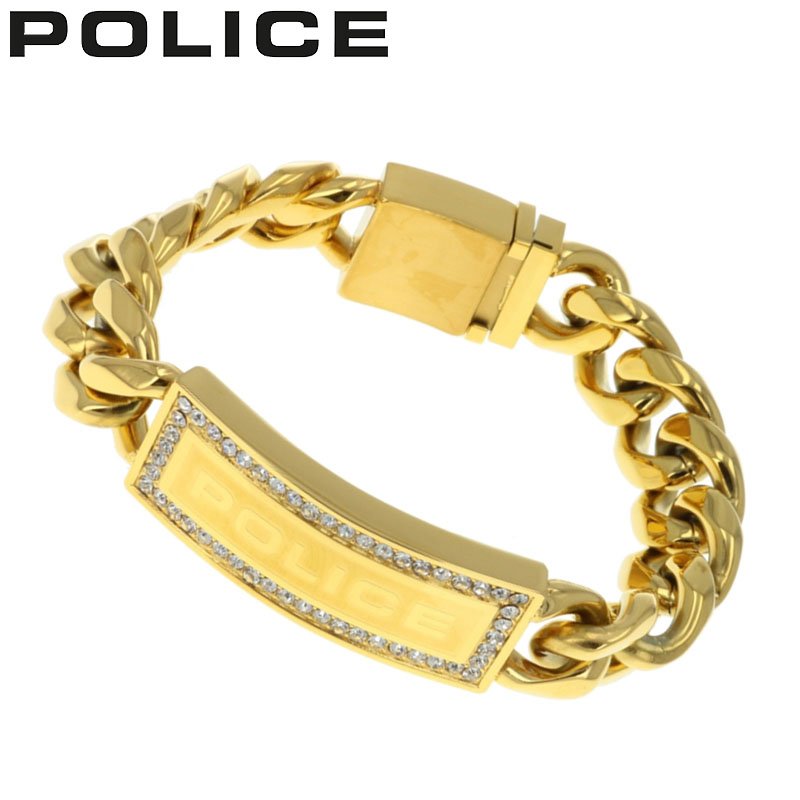 ポリス アクセサリー POLICE ブレスレット 新社会人 入学 卒業 プレゼント ローライダー LOWRIDER メンズ ゴールド 男性 誕生日 記念日 お祝い 贈り物 彼氏 夫 旦那 パパ 父 息子 ファッション かっこいい 25143BSG01 定番 おすすめ おしゃれ ブランド ギフト 13,543円