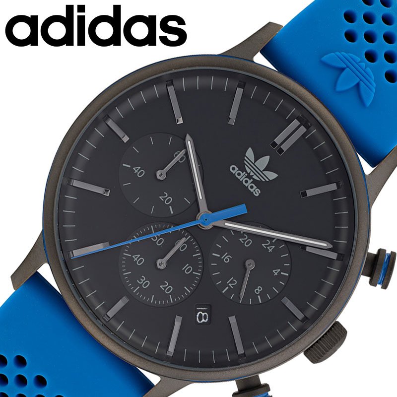 アディダス オリジナルス 腕時計 adidas 時計 メンズ 男性 クロノグラフ シリコン 日付 日付カレンダー アナログ 彼氏 夫 旦那 パパ 父 息子 お祝い 贈り物 中学生 高校生 大学生 スポーツ アウトドア カジュアル AOSY22015 ブランド 父の日｜ブランドアクセと腕時計のカプセル