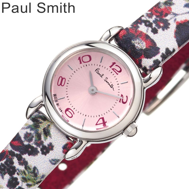 ポールスミス 腕時計 Paul smith 時計 ラパン Lapin ピンク 女性 レディース レザー レザーベルト 大人 仕事 ビジネス オフィス スーツ クオーツ 華奢 小さめ 細身 ハート ラウンド 記念日 可愛い おすすめ プレゼント ホワイトデー ギフト