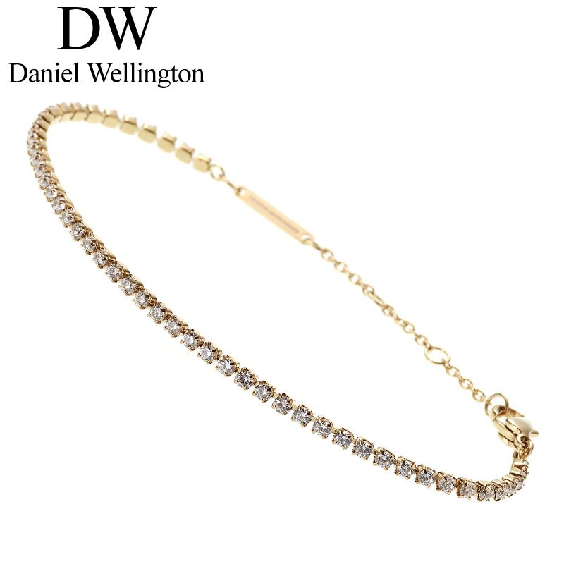 ダニエル ウェリントン アクセサリー ジュエリー ホワイトデー プレゼント Daniel Wellington ブレスレット CLASSIC TENNIS BRACELET ダニエルウェリントン DanielWellington シルバー ゴールド レディース 女性 大人 キラキラ 華奢 W-DW00400388 記念日 ギフト