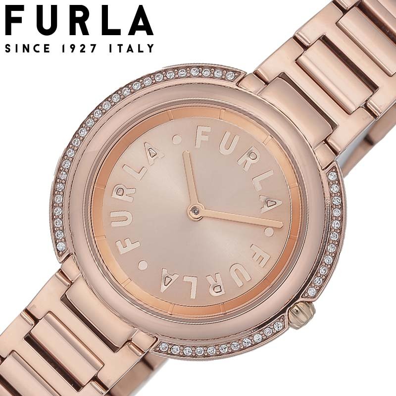 フルラ 腕時計 FURLA 時計 アイコンシェイプ 女性 レディース キラキラ ピンクゴールド ローズゴールド かわいい かっこいい 大人 ビジネス 大学生 学生 彼女 嫁 妻 母 ママ 娘 入学祝い 就職祝い 誕生日 記念日 WW00032009L3 ホワイトデー ギフト 母の日