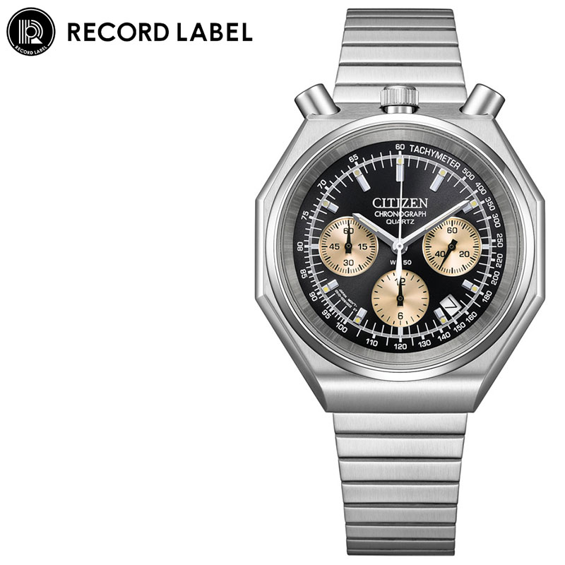 シチズン 腕時計 CITIZEN 時計 シチズンコレクション レコードレーベル RECORD LABEL メンズ AN3700-54E 男性 ブラック シルバー おすすめ おしゃれ ブランド プレゼント 新社会人 入学 卒業 ギフト 20,306円