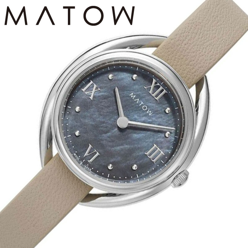 マトウ 腕時計 MATOW 時計 四季 春 かすみ草 Shiki レディース MW001010-SS-GRY 女性 ブラックマザーオブパール グレー ソーラー 人気 おすすめ おしゃれ ブランド プレゼント 新社会人 入学 卒業 ギフト 母の日|ブランドアクセと腕時計のカプセル