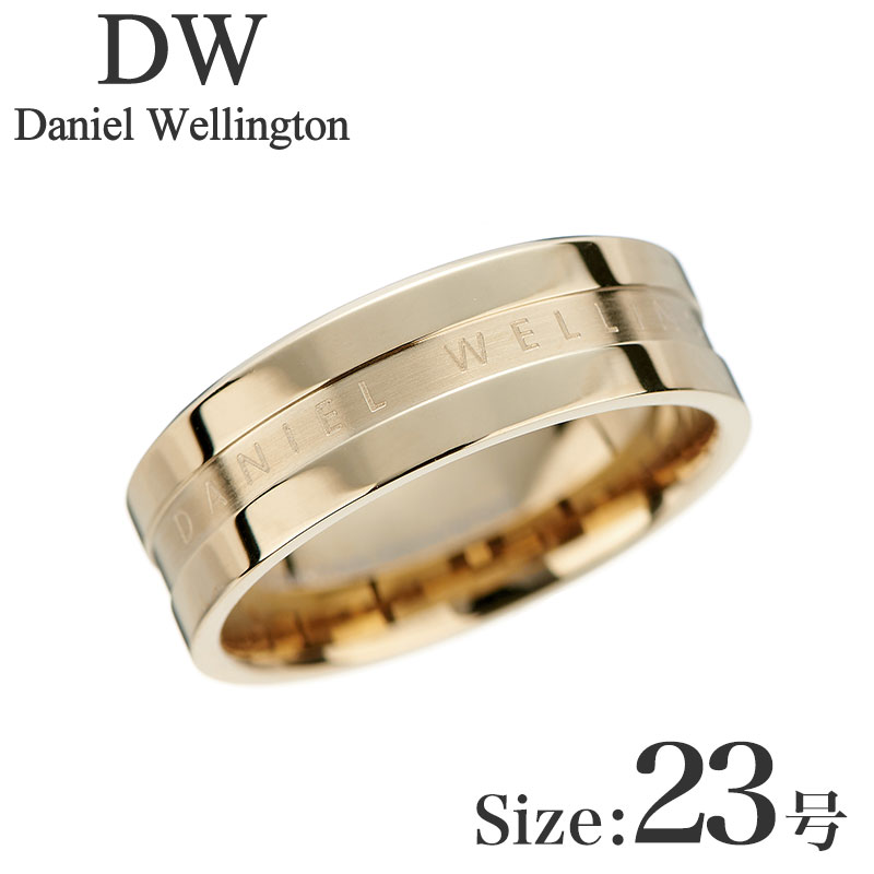 ダニエル ウェリントン アクセサリー Daniel 新社会人 入学 卒業 プレゼント Wellington リング エラン Elan Ring G 64 ユニセックス DW00400524 ゴールド 人気 おすすめ おしゃれ ブランド ギフト