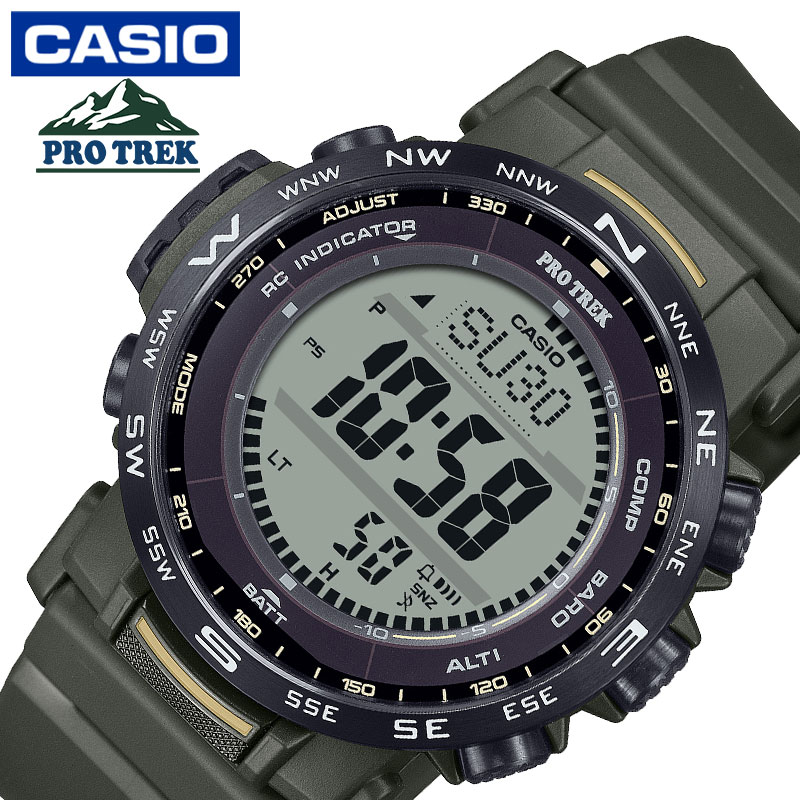 カシオ CASIO 腕時計 プロトレック クライマー ライン PROTREK Climber Line PRW-35 Series メンズ CASIO-PRW-35Y-3BJF 男性 液晶 カーキ 電波 ソーラー 人気 おすすめ おしゃれ ブランド プレゼント 新社会人 入学 卒業 ギフト