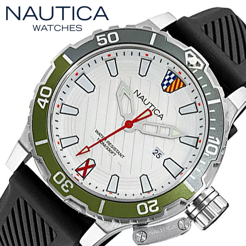 ノーティカ 腕時計 NAUTICA GLENROCK LAGOON 時計 グレンロックラグーン メンズ WNANAPGLS112 男性 GREY(グレー) BLACK(ブラック) 人気 おすすめ おしゃれ ブランド プレゼント ホワイトデー ギフト|ブランドアクセと腕時計のカプセル