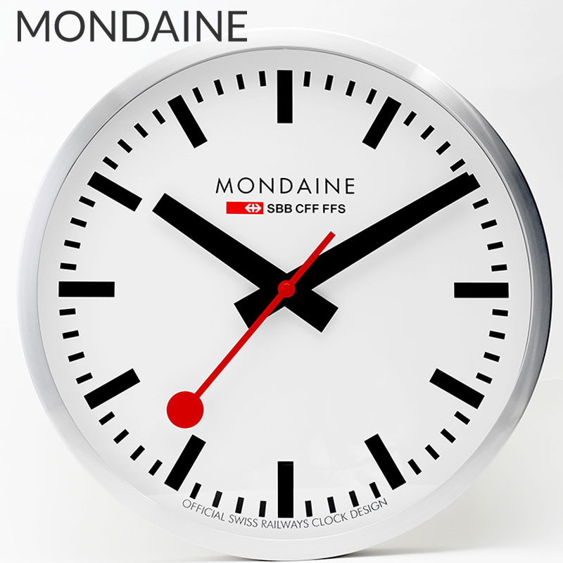 モンディーン　MONDAINE　掛け時計 　25cm　A990　16SBB Amazon.co.jp: MONDAINE モンディーン ウォールクロック A990