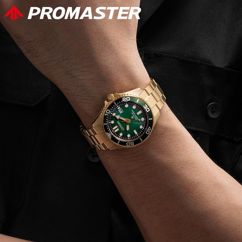 シチズン 腕時計 CITIZEN 時計 プロマスター PROMASTAR メンズ グリーン ソーラークォーツ（電池式） BN0262-59W 人気 おすすめ おしゃれ ゴールドベルト ファッション カジュアル シンプル ブランド プレゼント ホワイトデー ギフト