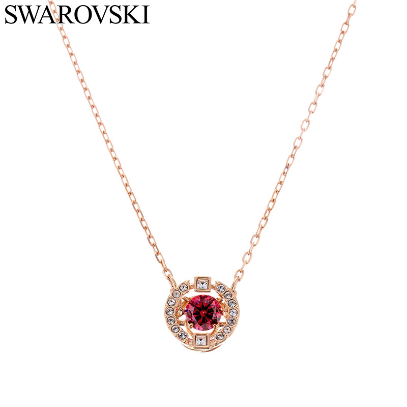 スワロフスキー ウナ ネックレス Swarovski 入学 卒業 プレゼント ペンダント レディース 女性 アクセサリー アクセ ジュエリー ローズゴールドレッド 5279421 ブランド シンプル かわいい 大人 人気 おすすめ おしゃれ 彼女 お母さん 誕生日プレゼント 結婚記念日 母の日