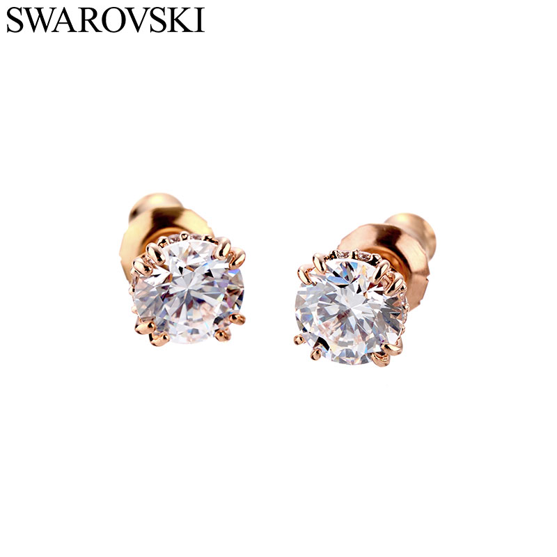 スワロフスキー スティラ ピアス Swarovski 入学 卒業 プレゼント ラウンドカット Stilla レディース 女性 アクセサリー アクセ ジュエリー ホワイト 5638801 ブランド シンプル かわいい 人気 おすすめ 彼女 お母さん 友達 誕生日プレゼント 記念日 結婚記念日 母の日｜ブランドアクセと腕時計のカプセル 10,534円