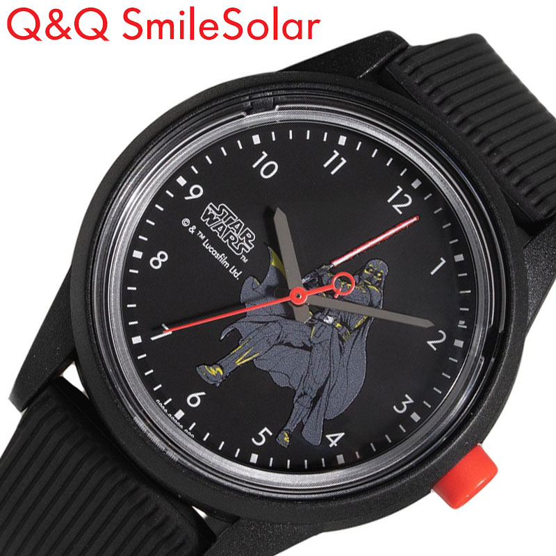 シチズン 腕時計 CITIZEN Q＆Q 時計 スター・ウォーズコレクション STAR WARS Collection コラボ時計 ライトセーバーを構えるダース・ベイダーをデザイン ソーラー R00A-509VK 人気 おすすめ おしゃれ ブランド プレゼント 新社会人 入学 卒業 ギフト