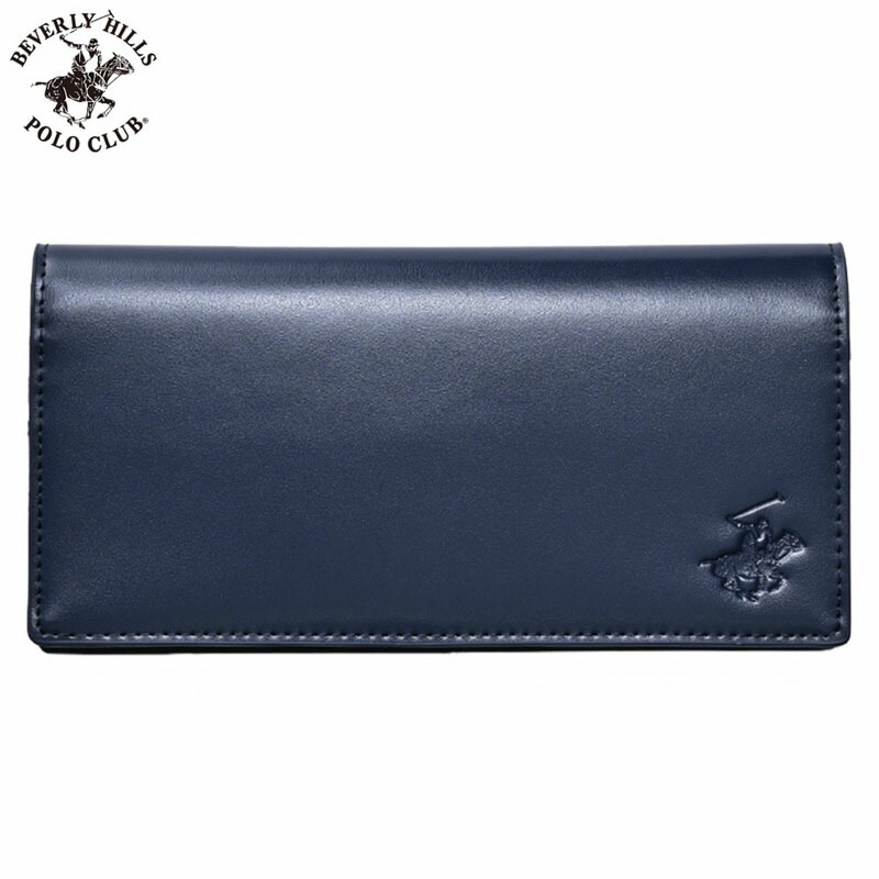 ビバリーヒルズ ポロ クラブ 長札ファスナー BEVERLY HILLS POLO CLUB 長財布 長札ファスナーメンズ ネイビー/ブラック BHG-M1008-NV-BK 人気 おすすめ おしゃれ ブランド プレゼント 新社会人 入学 卒業 ギフト 母の日