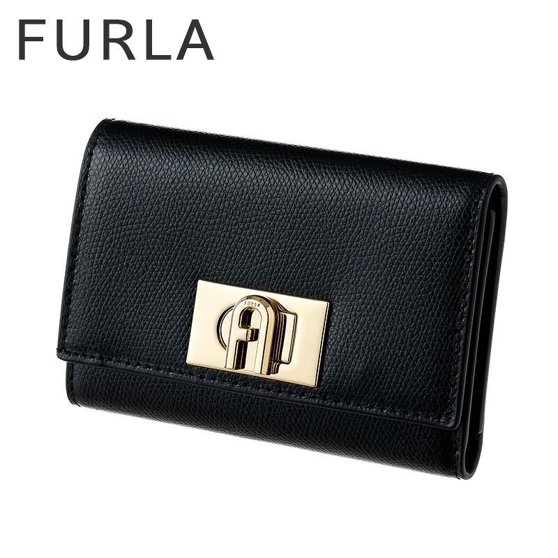 フルラ 財布 FURLA 三つ折り レディース レザー 革 大容量 可愛い 三つ折り財布 コンパクト ウォレット シンプル カジュアル かわいい 上品 きれいめ ブラック 高校生 大学生 社会人 誕生日 記念日 彼女 妻 娘 母 おしゃれ ブランド プレゼント 贈り物 新社会人 卒業 入学