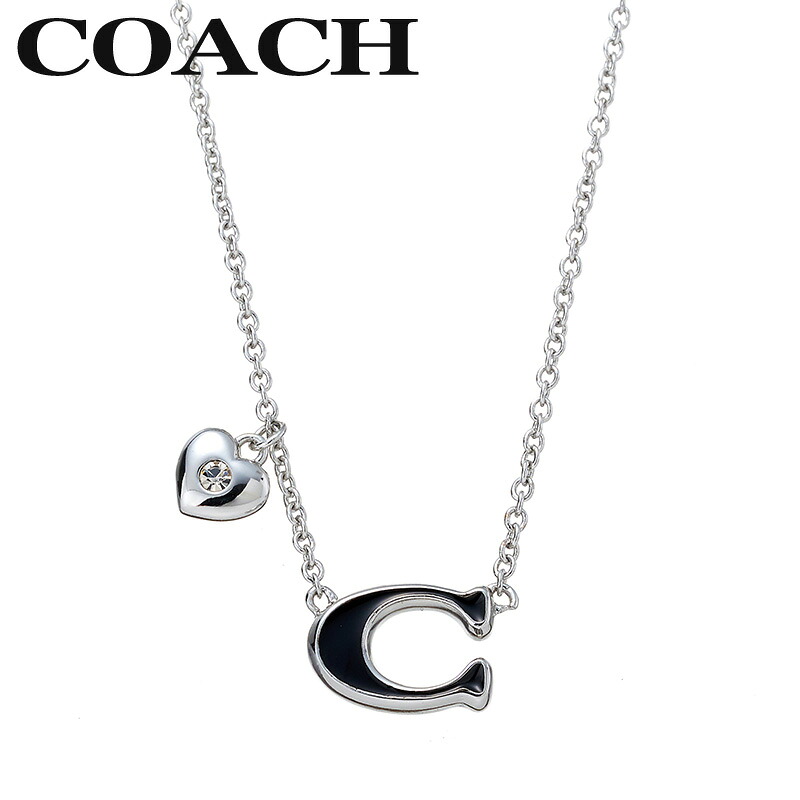 コーチ アクセサリー COACH ネックレス レディース アクセサリー シルバー 571286RHO003 シンプル カジュアル きれいめ 高級感 華奢 上品 オフィス 可愛い 大人かわいい 恋人 夫婦 彼女 妻 嫁 母 記念日 誕生日 人気 おすすめ おしゃれブランド プレゼント ギフト｜ブランドアクセと腕時計のカプセル