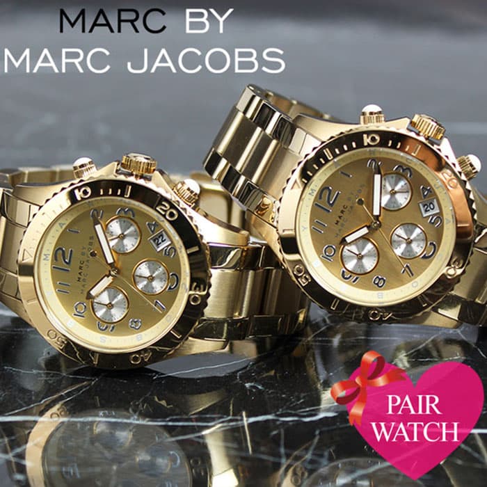 楽天市場 ペア価格 ペアウォッチ マークジェイコブス 時計 マークバイマークジェイコブス 腕時計 Marc Jacobs 時計 マーク バイ レア ブランド 恋人 カップル シンプル ペア お揃い 人気 夫婦 婚約 祝い 社会人 送料無料 新生活 プレゼント ギフト ブランド