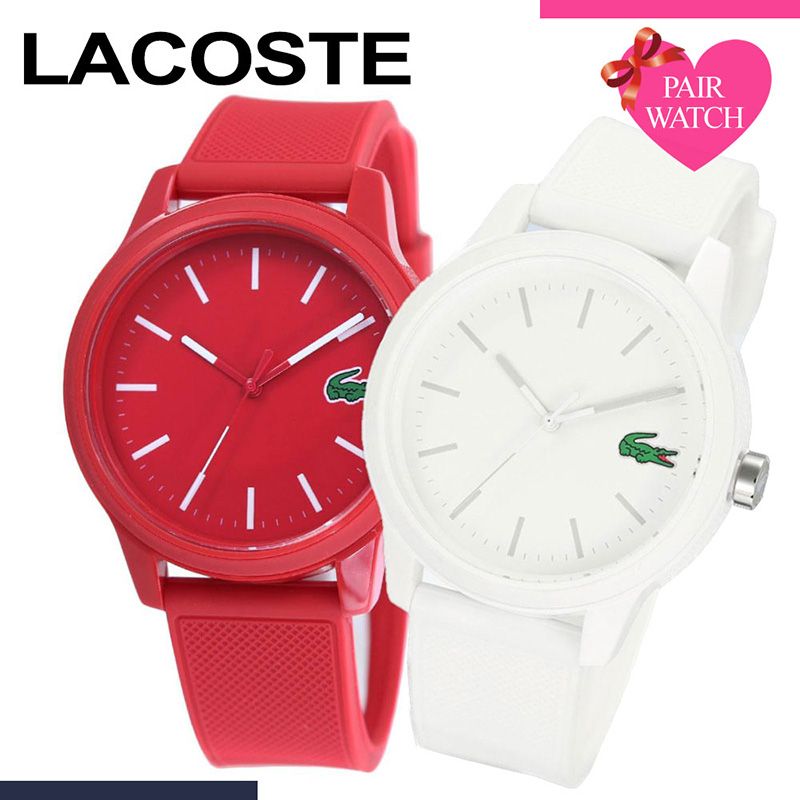 高い素材 ペア価格 ペアウォッチ ラコステ 腕時計 Lacoste 時計 人気 ブランド シンプル カラフル ラバー ベルト ゴルフ カジュアル 恋人 ペア 色違い お揃い ペアルック 夫婦 彼女 彼氏 カップル 誕生日 結婚 記念日 新生活 プレゼント ギフト ブランドアクセと