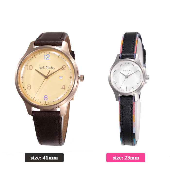 ペア価格 記念日の ペアウォッチ ポールスミス City 腕時計 記念日 Paulsmith 時計 ポール 革ベルト スミス ペア Paul Smith The City シティ メンズ レディース 男性 女性 革ベルト 華奢 カップル おそろい 恋人 彼氏 彼女 夫婦 結婚 記念日 誕生日