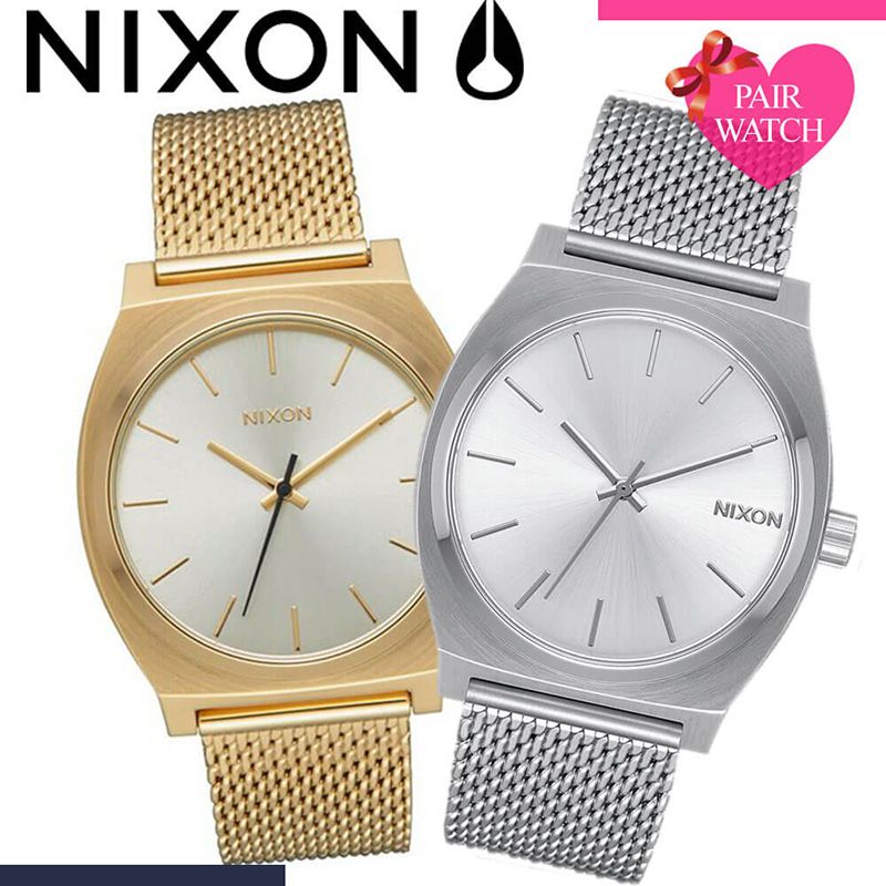 即日出荷 ペア価格 ペアウォッチ 防水 ニクソン 腕時計 Nixon 時計 タイムテラー ミラネーゼ The Time Teller Milanese 人気 ブランド 恋人 カップル ペア ペアルック おそろい シンプル 彼女 彼氏 夫婦 結婚 記念日 誕生日 新生活 プレゼント ギフト 高い素材