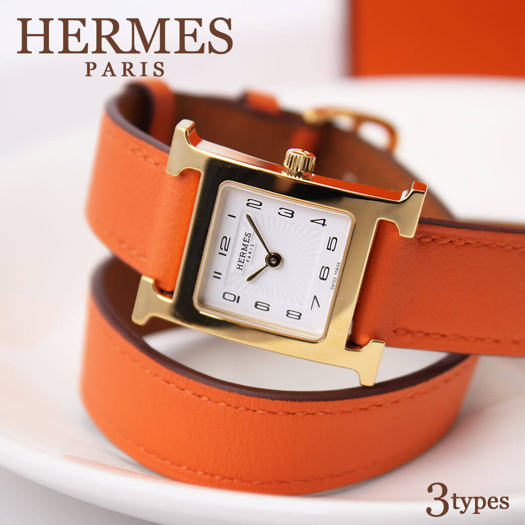 激安の 110 Hh1 Tpm Pm 時計 Paris Hermes Hermes時計 絶対喜ばれる 女性 40代 レディース 30代 腕時計 小さい 華奢 ミニ Hウォッチ エルメス 1 ギフト プレゼント 新生活 ダブルトゥール ２重巻き おしゃれ 上品 刻印 二重ベルト ブランド オレンジ