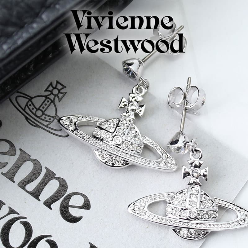 公式店舗 Vivienne Westwood ジュエリー ヴィヴィアン ウエストウッド ピアス Mini Br Drop レディース 6025w 人気 ブランド ビビアン ウェストウッド オーブ 女性 彼女 可愛い 揺れる シンプル おしゃれ 社会人 ご褒美 誕生日 結婚 記念日 プレゼント ギフト Vvpi