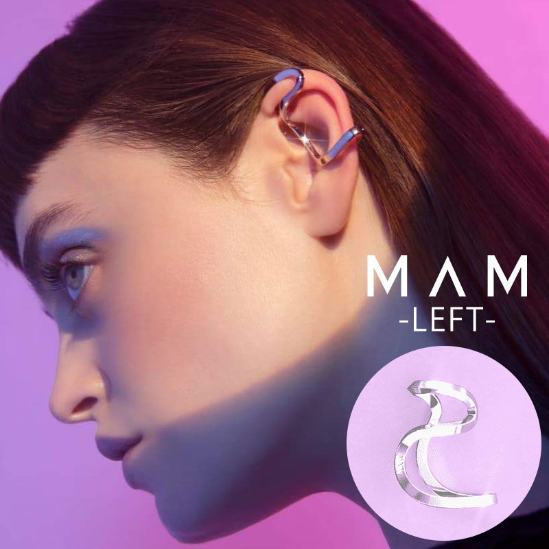 存在感抜群 デザイン 左用 MAM ホワイトデー プレゼント イヤーカフ マム イヤカフ ジュエリー アクセサリー MAM919 レディース 女性 SOLID シルバー 低刺激 金属アレルギー サスティナブル おしゃれ おすすめ かわいい 大ぶり 彼女 記念日 ギフト 入学 母の日