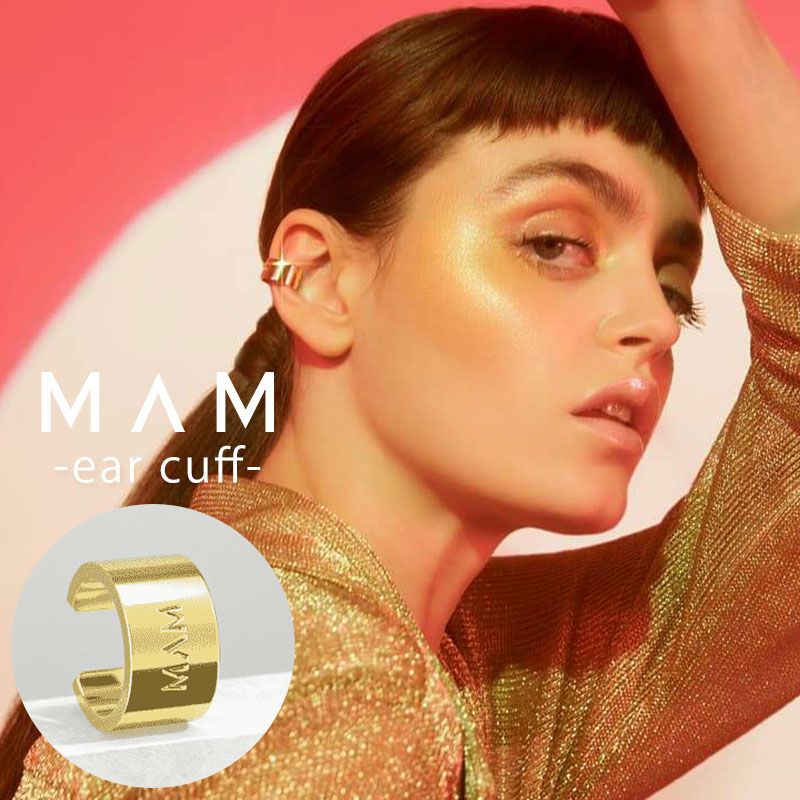 大人のお洒落 両耳対応 MAM イヤーカフ ホワイトデー プレゼント マム イヤカフ ジュエリー アクセサリー MAM928 レディース 女性 AVA ラウンド ゴールド 18金 低刺激 金属アレルギー サスティナブル おしゃれ シンプル かわいい 彼女 記念日 ギフト