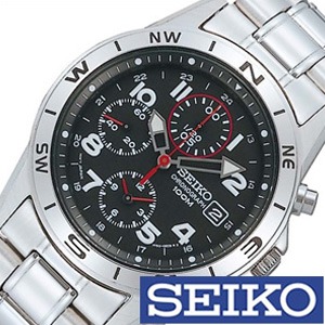 [ 7年延長保証対象 ]SEIKO 腕時計 セイコー 時計 SND メンズ ステンレス スチール クオーツ カレンダー 日付 日常生活防水 クロノグラフ かっこいい 彼氏 旦那 息子 お父さん おじいちゃん 新社会人 入学 卒業 社会人 父の日 敬老の日 誕生日 記念日 プレゼント ギフト