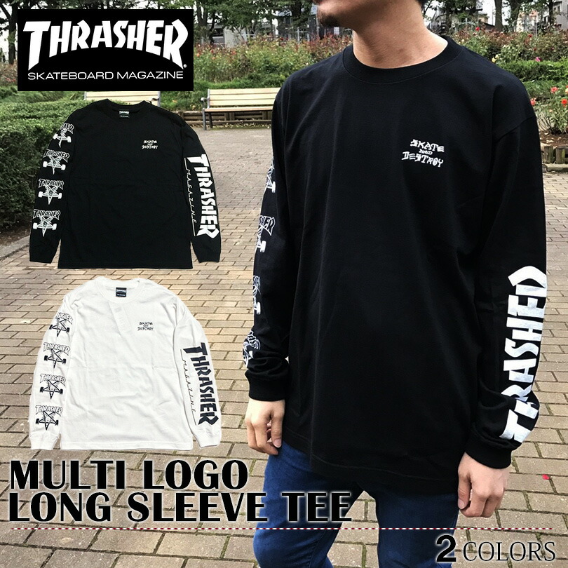 楽天市場】スラッシャー ロンT 長袖tシャツ THRASHER メンズ 楽天市場】スラッシャー ロンT 長袖tシャツ THRASHER メンズ