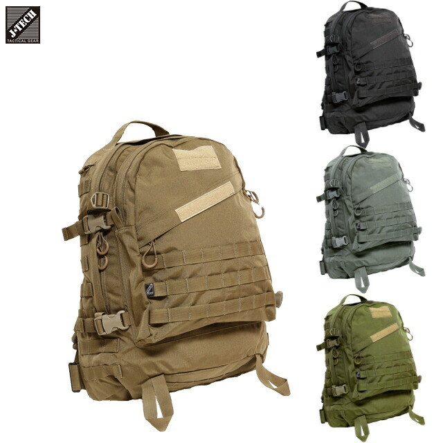 楽天市場 J Tech ジェイテック Type D 3 Large Molle Assault Backpack 3days 3泊適用 タクティカル バックパック 4色 中田商店 ｃａｐｔａｉｎ ｔｏｍ S