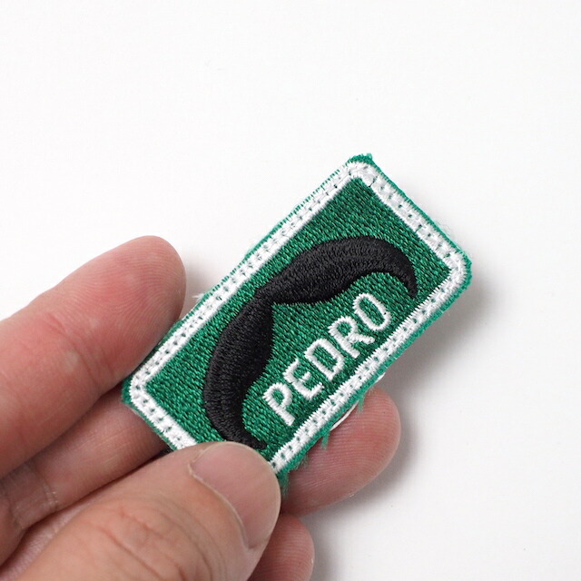 楽天市場 ミリタリーパッチ Pedro ヒゲミニパッチ ジョリーグリーン フック付き ｃａｐｔａｉｎ ｔｏｍ S