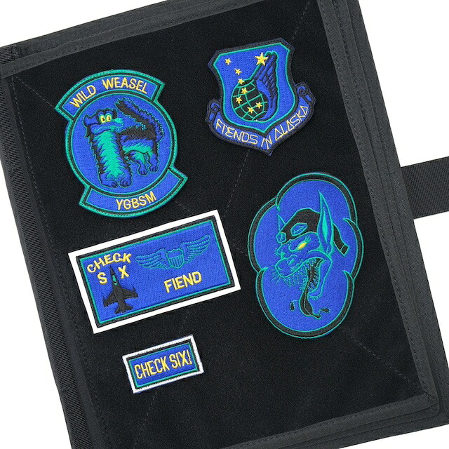 Military Patch（ミリタリーパッチ）36th FIGHTER SQUADRON 5枚 [フック付き]＆パッチブックSET｜ＣＡＰＴＡＩＮ　ＴＯＭ&rsquo;s