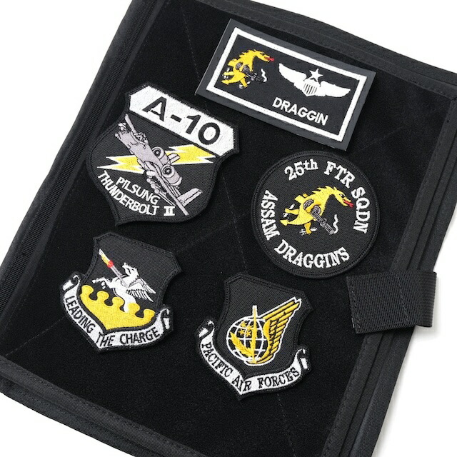 Military Patch（ミリタリー継ぎ切れ）25th SQ 黒いこと黄色色つや 5枚 継ぎ切れ読みもの書き割り コレクターズエディション [引っ掛かり付き添い人]