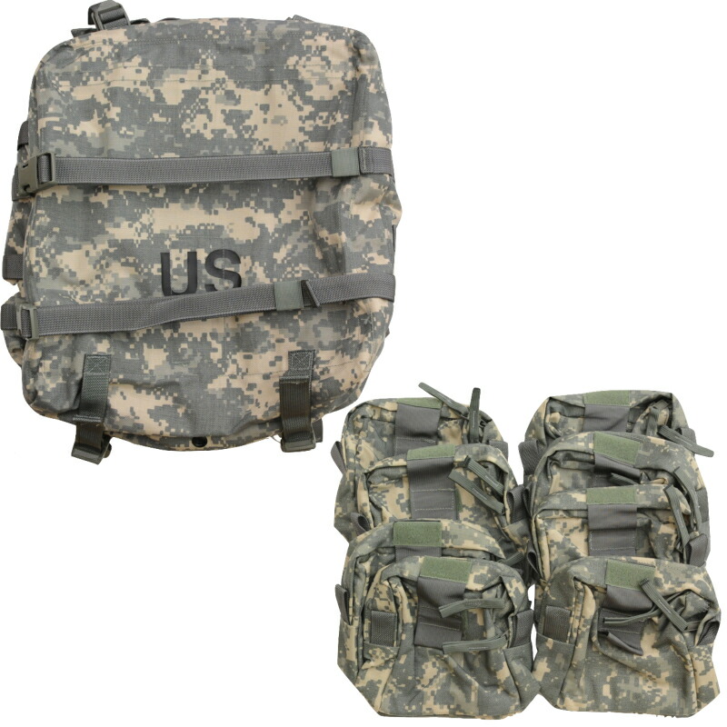 高額売筋】 US 米軍放出品 MOLLE II Medical Set Universal Camo ACU メディカルバッグメディカルポーチ8点セット  fucoa.cl