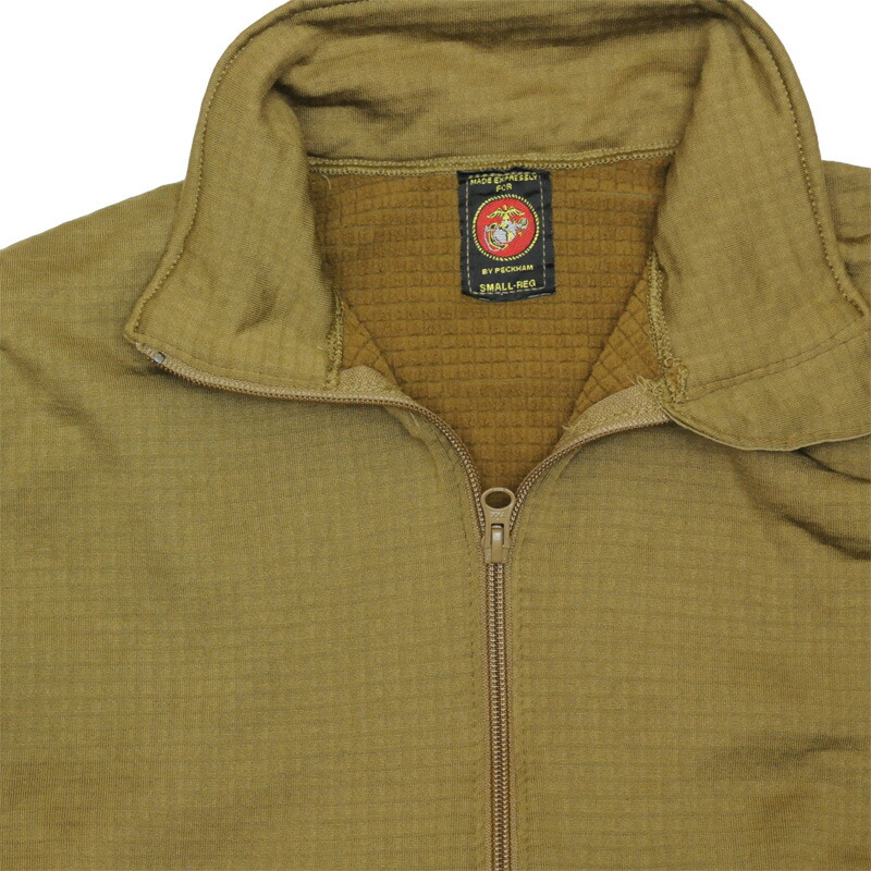 usmc pullover grid fleece