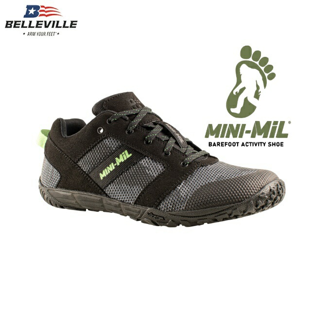 BELLEVILLE（ベルビル）Mini-Mil MM001/ Barefoot Activity Shoe [BLACK/SHADOW CAMO][ミニミル ベアフット アクティビティシュー]