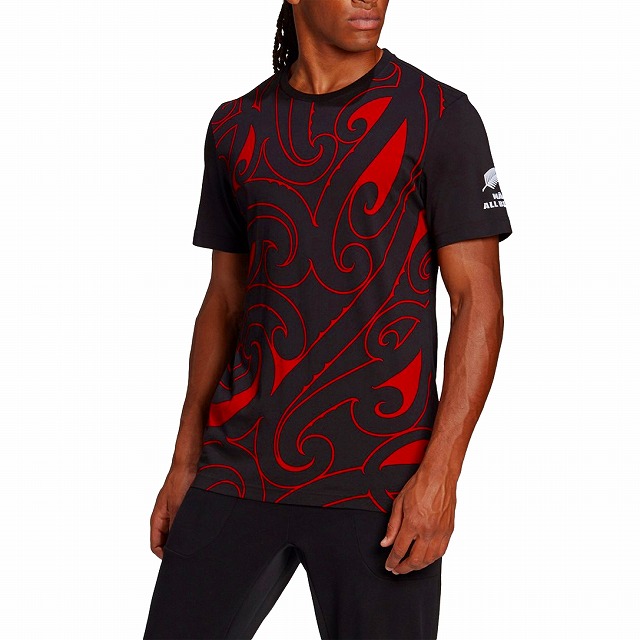楽天市場 All Blacks Adidas アディダス マオリ オールブラックス グラフィック Tシャツ 21 ラグビー Jik46 キャップ ラガーズ