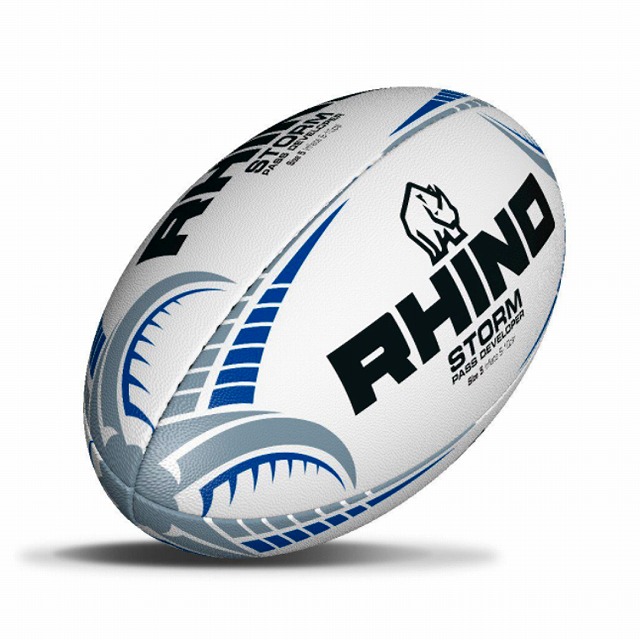 楽天市場】RHINO ライノ サイクロン ラグビーボール 5号