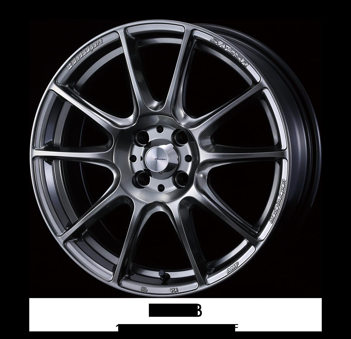 ウェッズ ホイール ウェッズスポーツ SA-25R キューブ Z12 日産 17インチ 4H 1本 0073705 WEDS｜車パーツDIY