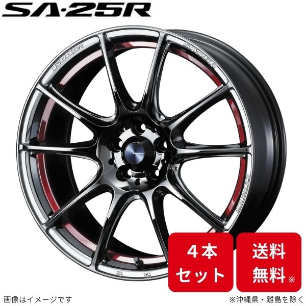 ウェッズ ホイール ウェッズスポーツ SA-25R カムリ AXVH70 トヨタ 18インチ 5H 4本セット 0073852 WEDS