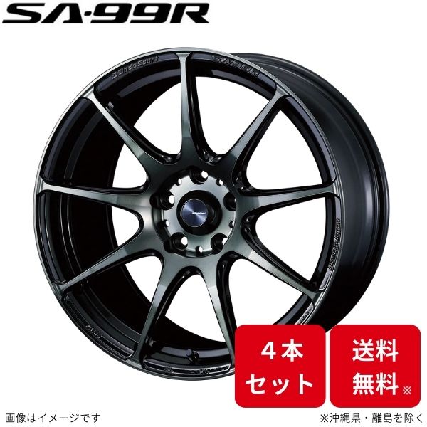 ウェッズ ホイール ウェッズスポーツ SA-99R GRヤリス A10系 トヨタ 18インチ 5H 4本セット 0073913 WEDS｜車パーツDIY