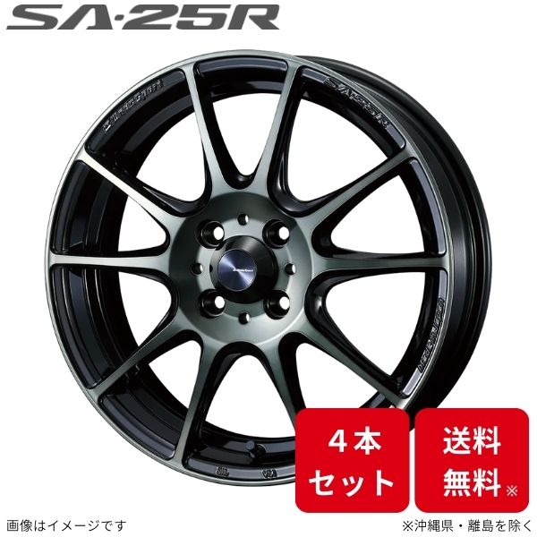 ウェッズ ホイール ウェッズスポーツ SA-25R スペイド 140系 トヨタ 16インチ 4H 4本セット 0073691 WEDS|車パーツDIY