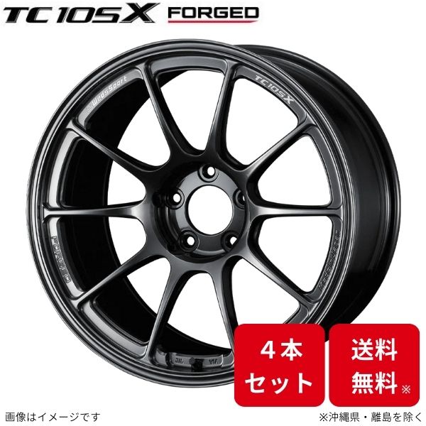 ウェッズ ホイール ウェッズスポーツ TC105X フォージド スカイライン V36セダン 日産 18インチ 5H 4本セット 0073958 WEDS