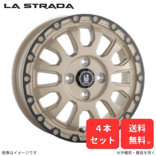 ホイール ラ・ストラーダ ハイゼットカーゴ S700/S710 ダイハツ 4本セット アヴェンチュラ 12インチ 4H LA240C42SDAR