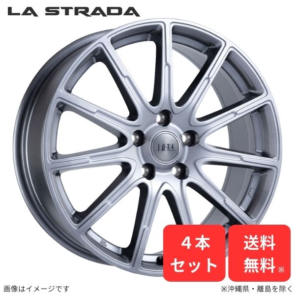 ホイール ラ・ストラーダ クラウンクロスオーバー H35 トヨタ 4本セット ティラード イオタ 18インチ 5H LOT870K40R