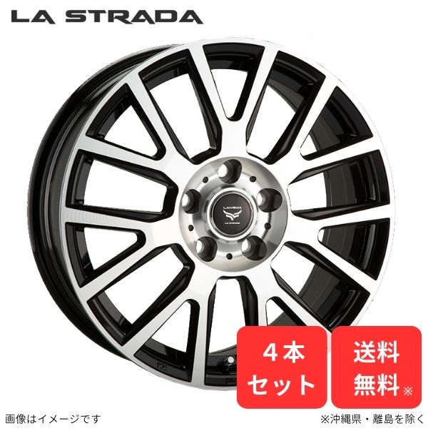 ホイール ラ・ストラーダ ミライ JPD10 トヨタ 4本セット ティラード ラムダ 17インチ 5H LTL770K38BPT|車パーツDIY