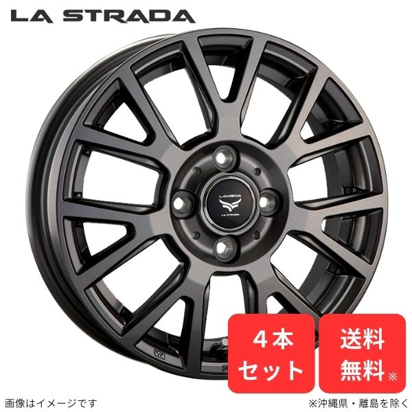 ホイール ラ・ストラーダ NV100クリッパーリオ R17W ニッサン 4本セット ティラード ラムダ 14インチ 4H LTL445C45