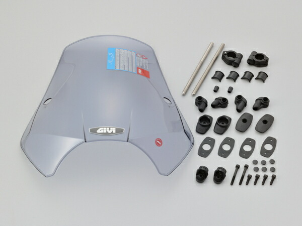 デイトナ GIVI中型ウインドスクリーン A660 セミスモーク H415mm&times;W410mm 93957 DAYTONA｜車パーツDIY