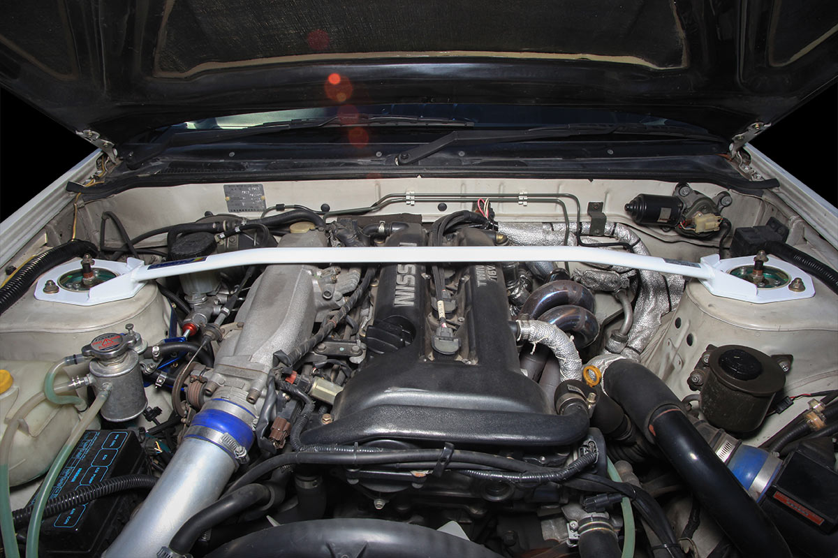 オクヤマ ストラットタワーバー Iタイプ ニッサン シルビア/180SX (P)S13/R(P)S13 フロント スチール OKUYAMA 611 111 0|車パーツDIY